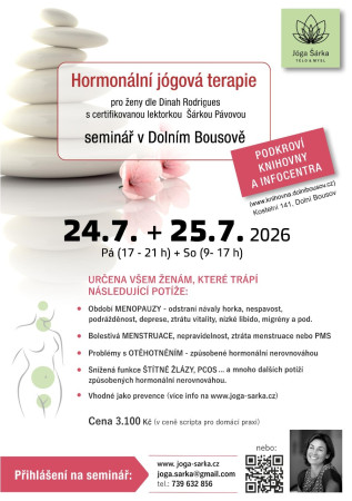 24.-25.7. Hormonální jógová terapie